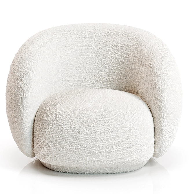 Stylish Julep Armchair Design 3D model image 3