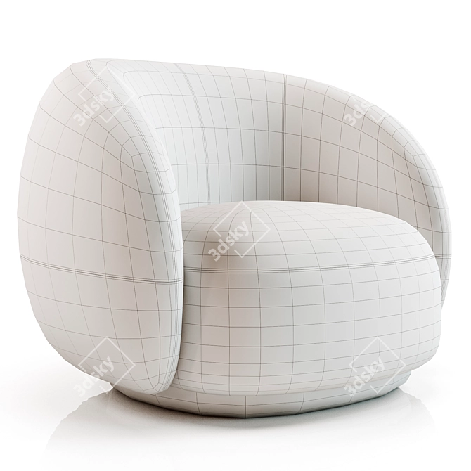 Stylish Julep Armchair Design 3D model image 4
