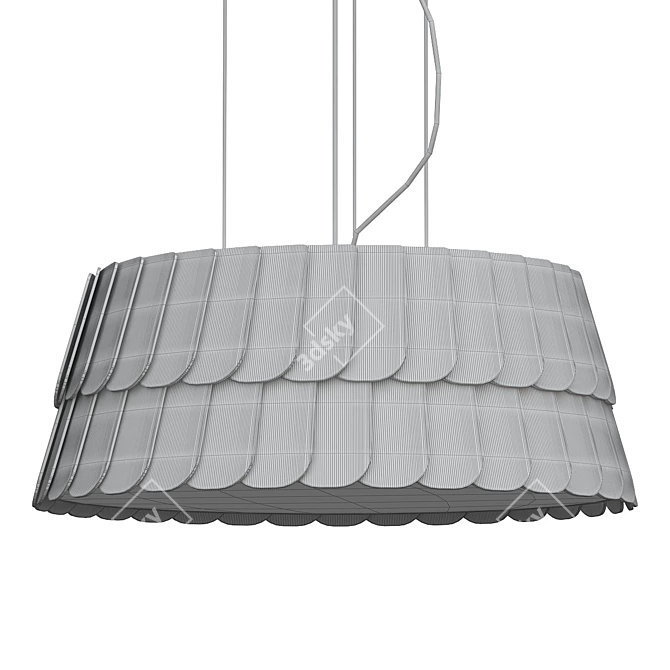 Modular Pendant Lamp On Sale 3D model image 2