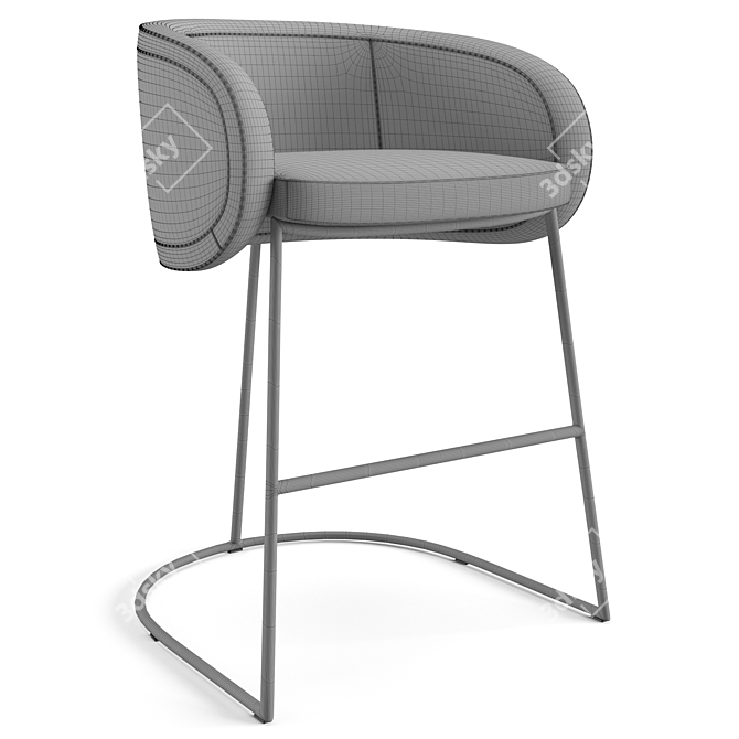 Sunbeam Stool Collection 3D model image 3