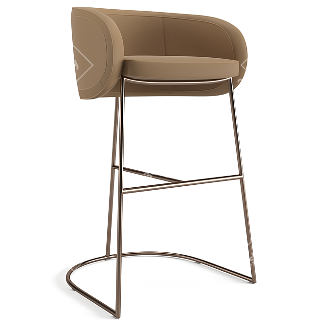 Sunbeam Stool Collection 3D model image 4