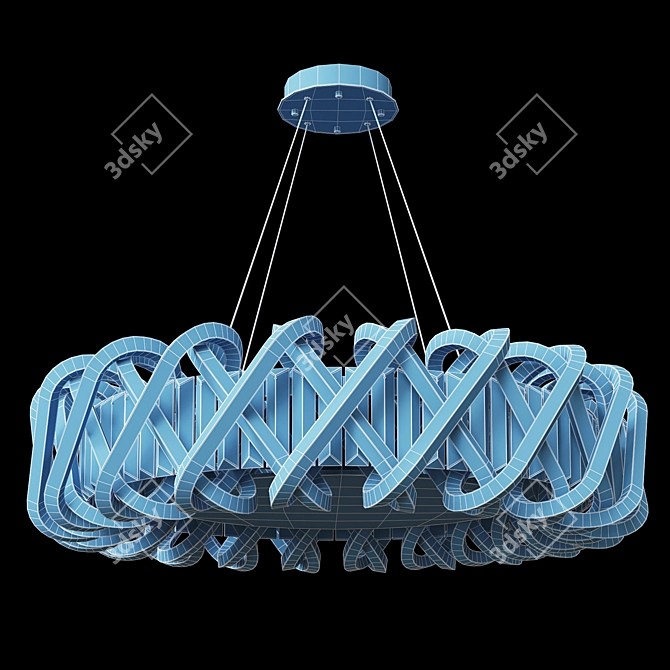 Sleek Karlena Design Lamp 3D model image 2