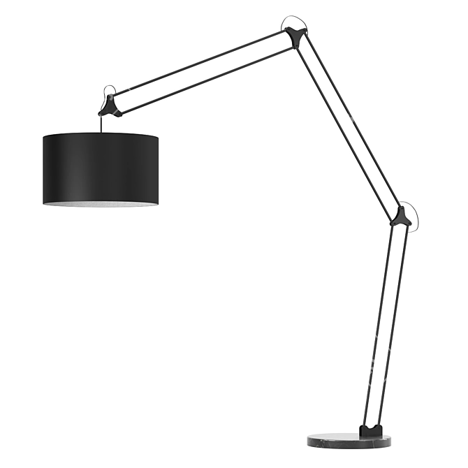 Geometry Floor Lamp, Modern Design 3D model image 1