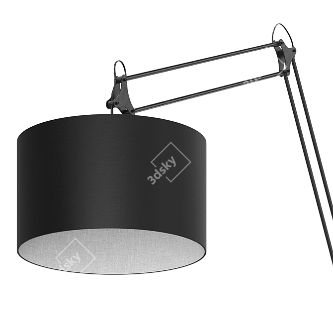 Geometry Floor Lamp, Modern Design 3D model image 2