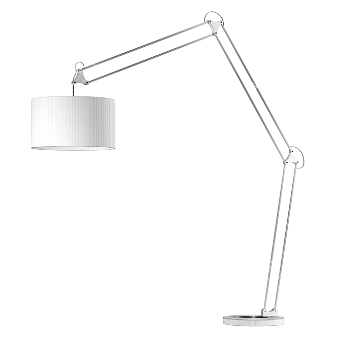 Geometry Floor Lamp, Modern Design 3D model image 5