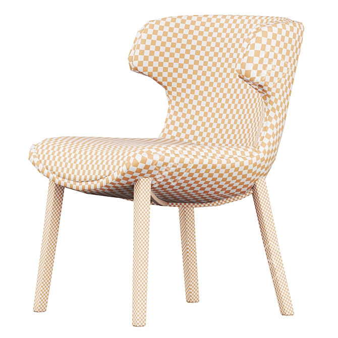 Contemporary Dining Chair 2017 V-Ray 3D model image 7