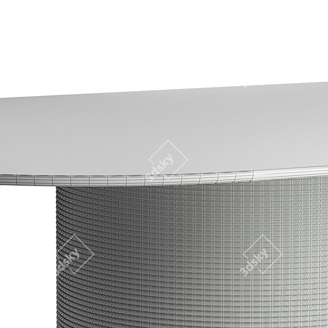 Milla & Milli Waves Table 3D model image 4