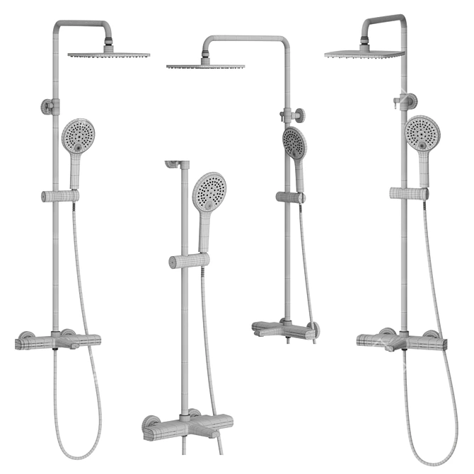 IDDIS Uniterm Shower Set (UNISBBTi06) 3D model image 2