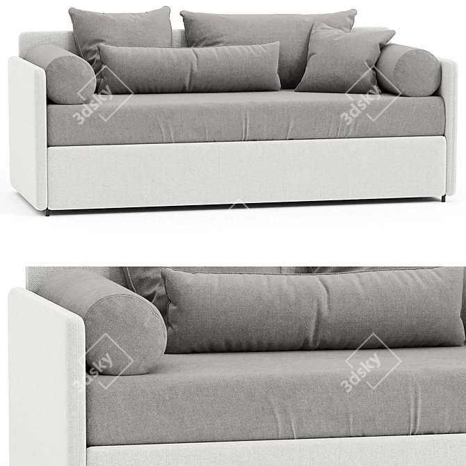 Modular Sofa Line Bolzan Letti 3D model image 1