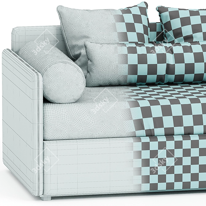 Modular Sofa Line Bolzan Letti 3D model image 6