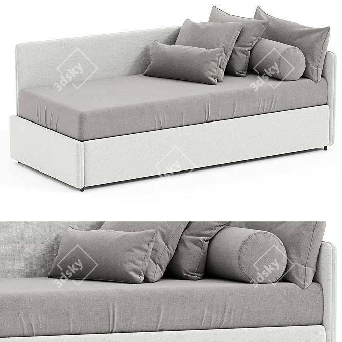 Modular Sofa IORCA Bolzan Letti 3D model image 1