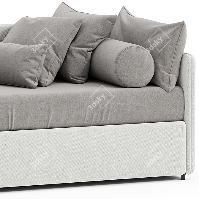 Modular Sofa IORCA Bolzan Letti 3D model image 2