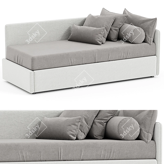 Modular Sofa IORCA Bolzan Letti 3D model image 4