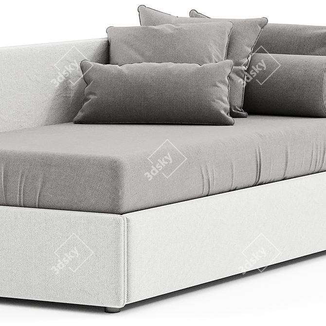 Modular Sofa IORCA Bolzan Letti 3D model image 5