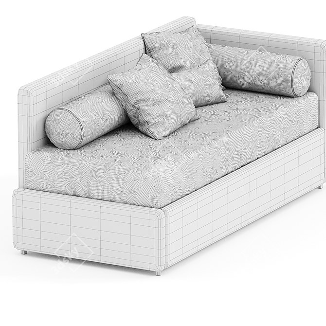 Convertible Pull-Out Bed POINT 3D model image 3