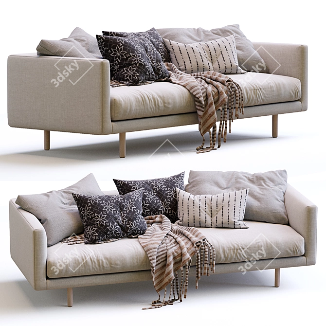 Modern 3D Furniture Model Kit 3D model image 7
