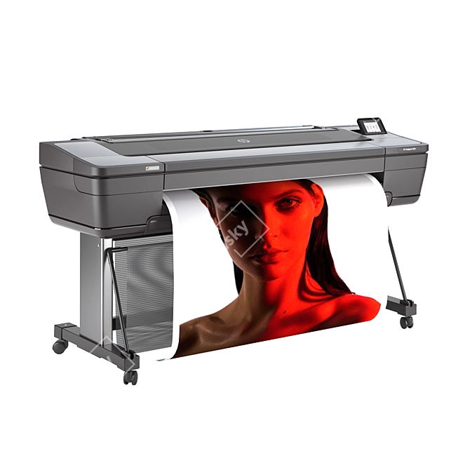 HP Designjet Z9+ Color Printer 3D model image 1