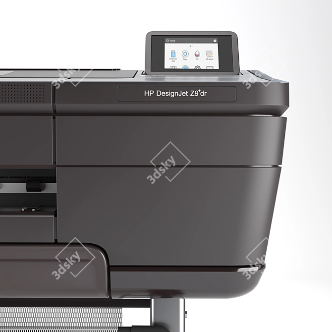 HP Designjet Z9+ Color Printer 3D model image 3