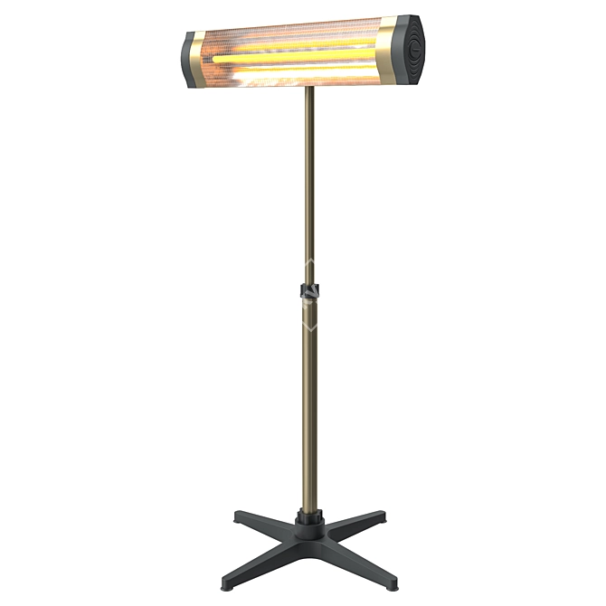 Portable Dual-Use Infrared Heater 3D model image 3