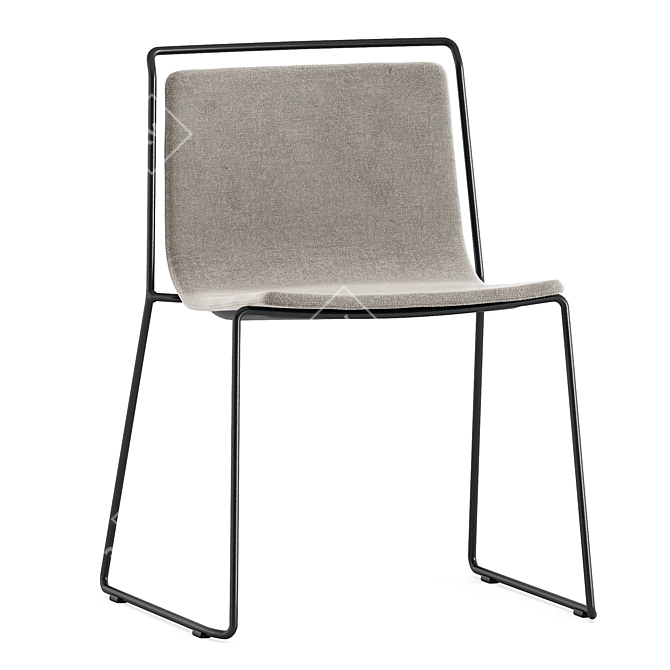 Modern Alo Chair by Ondarreta 3D model image 4