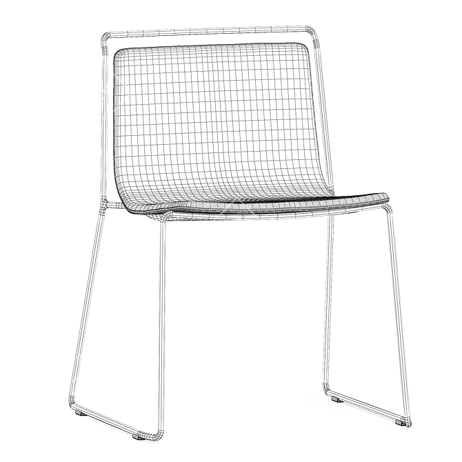 Modern Alo Chair by Ondarreta 3D model image 5