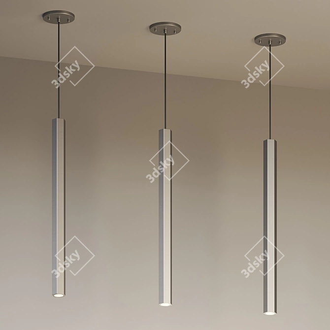 Umfredo Minimalist LED Pendant Light 3D model image 2