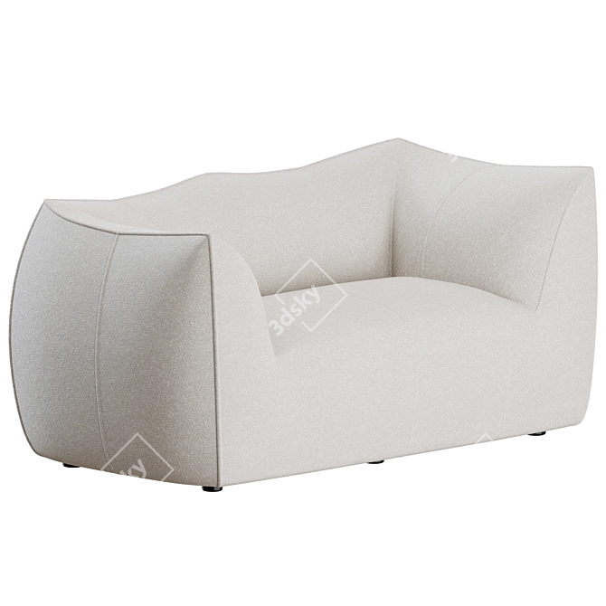 Vintage Le Bambole 2 Seater 3D model image 1