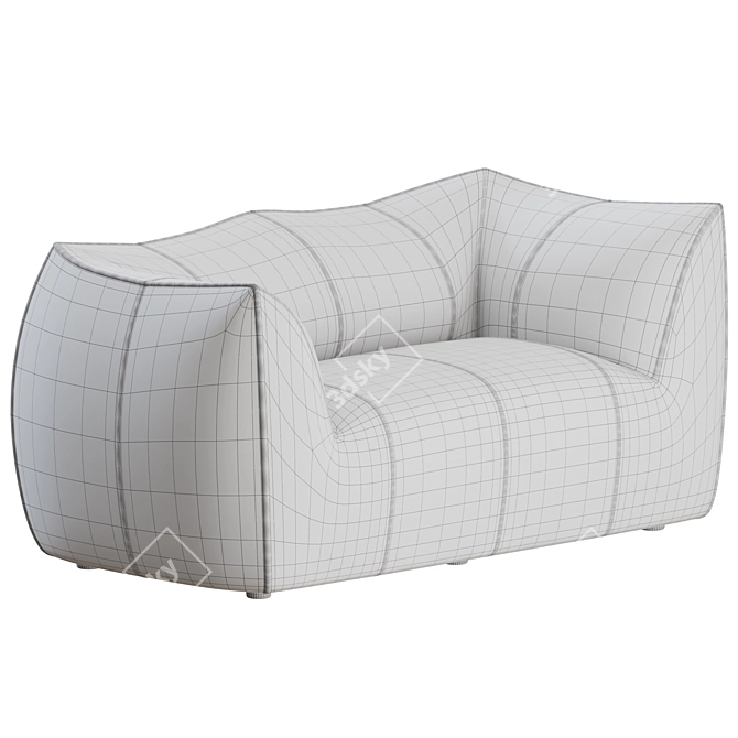 Vintage Le Bambole 2 Seater 3D model image 4
