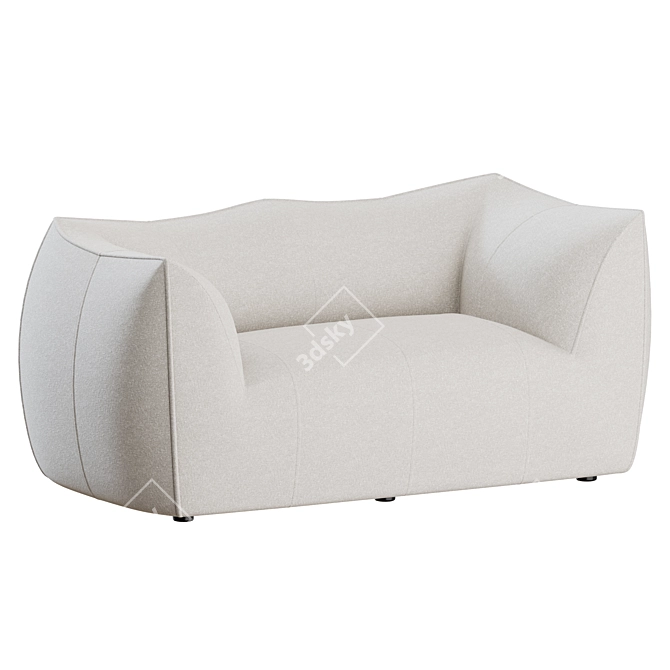 Vintage Le Bambole 2 Seater 3D model image 5