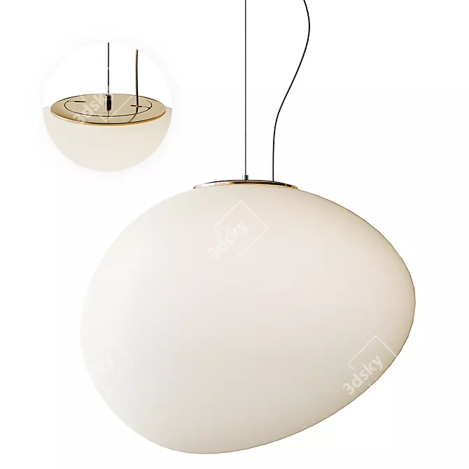  Gregg Pendant Collection by Foscarini 3D model image 2