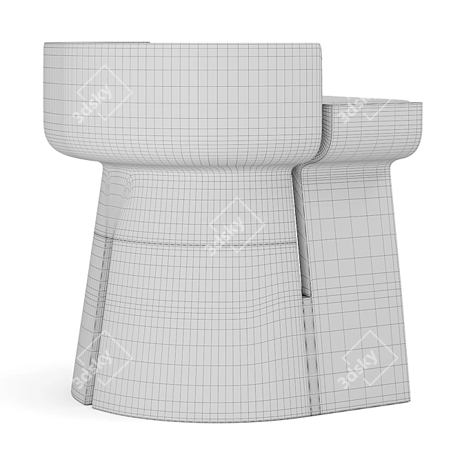 Atelier Pendhapa Lecorce Stool 3D model image 9