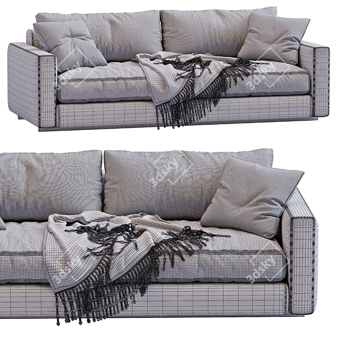 Modern 2013 Ferlea Sofa Design 3D model image 5