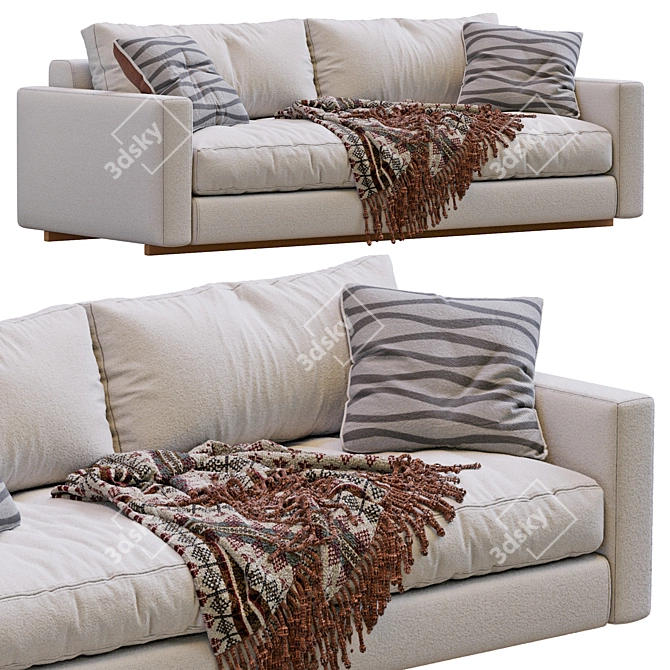 Modern 2013 Ferlea Sofa Design 3D model image 6