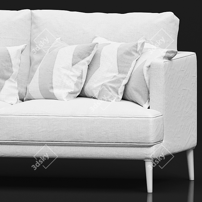 Luxurious Bonaldo Paradiso Sofa 3D model image 2
