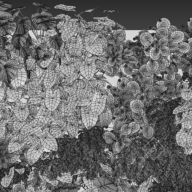 Archive-ready Vertical Garden Model 3D model image 2