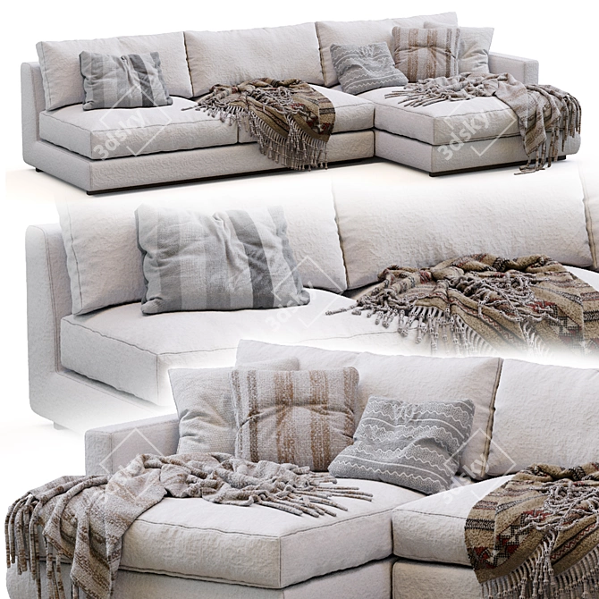 Modern Minimalist Ferlea Sofa Design 3D model image 1