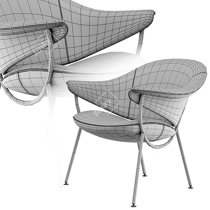 Modern Murano 3D Model Render 3D model image 4