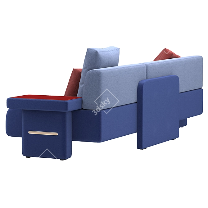 Luxury Haymann Sofa Model in FBX 3D model image 4