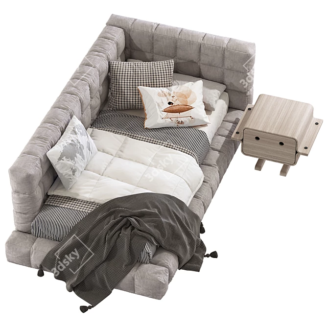 Baldwin Lounge Corner Youth Bed 3D model image 7