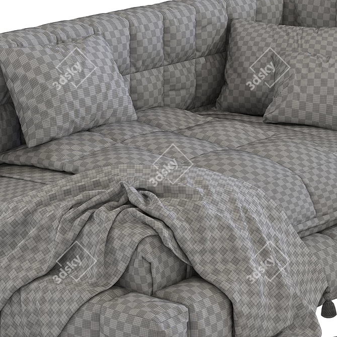 Baldwin Lounge Corner Youth Bed 3D model image 2