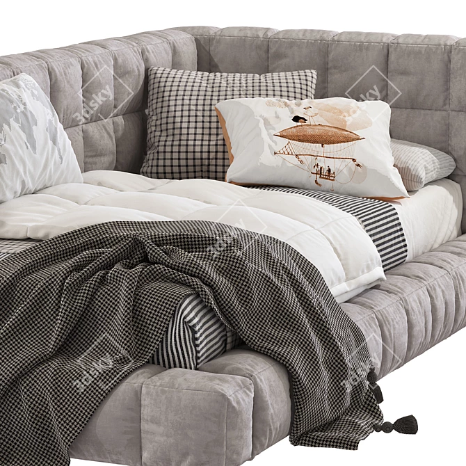 Baldwin Lounge Corner Youth Bed 3D model image 3