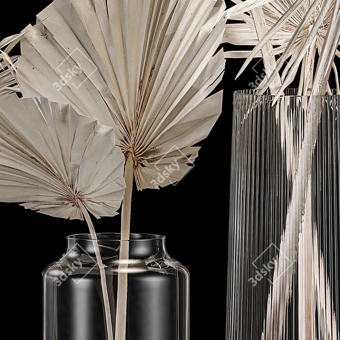 Palm Leaf Bouquet Collection 3D model image 5