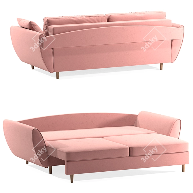 Volga Sofa Bed: Bragi 3D model image 6