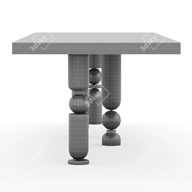 Automa Dining Table by Massé 3D model image 6