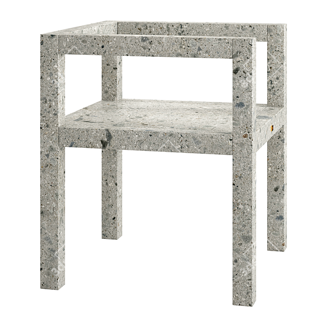 Schwake Marble Armchair Collection 3D model image 2