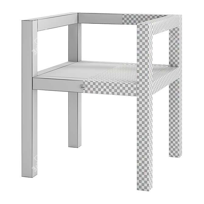 Schwake Marble Armchair Collection 3D model image 5