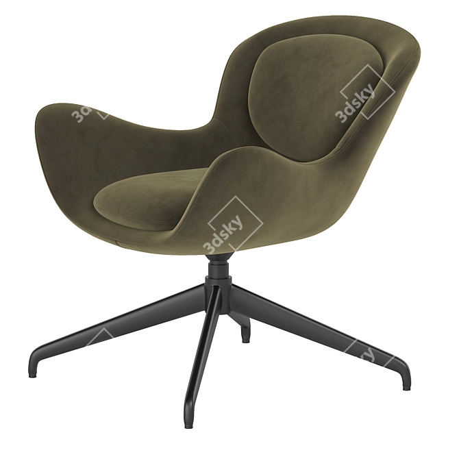 Modern Millimeter Meghan Chair 3D model image 2