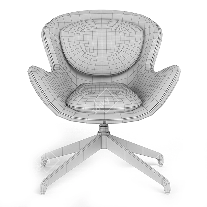 Modern Millimeter Meghan Chair 3D model image 3
