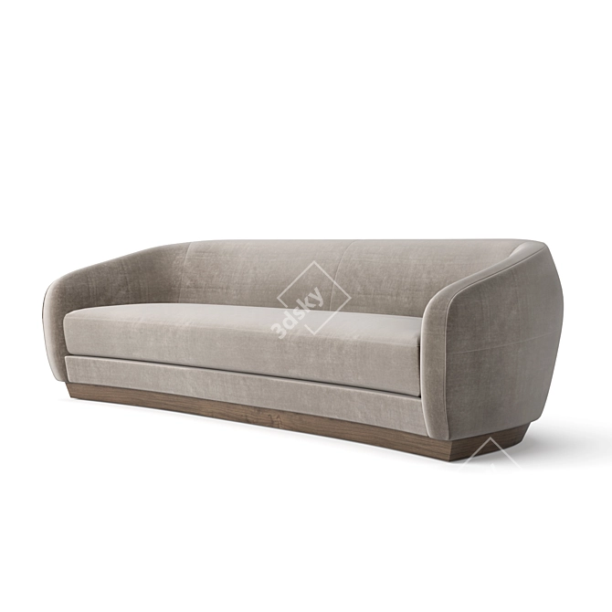 Luxurious Holly Hunt Sumo Sofa 3D model image 4