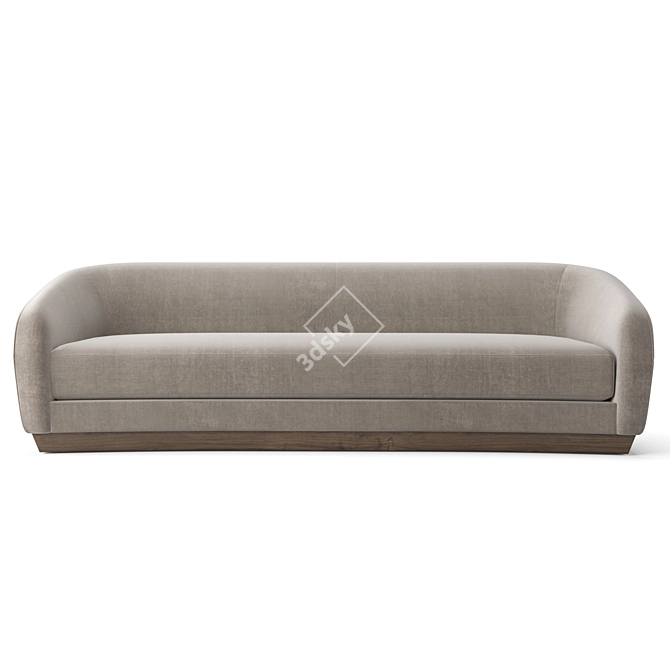 Luxurious Holly Hunt Sumo Sofa 3D model image 5